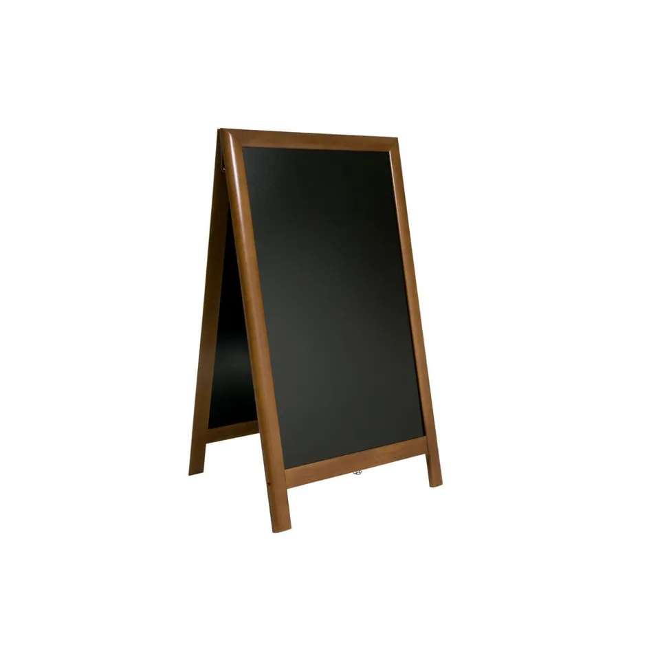 securit-woody-deluxe-gehwegtafel-dunkelbraun-holz-wetterfest image 1