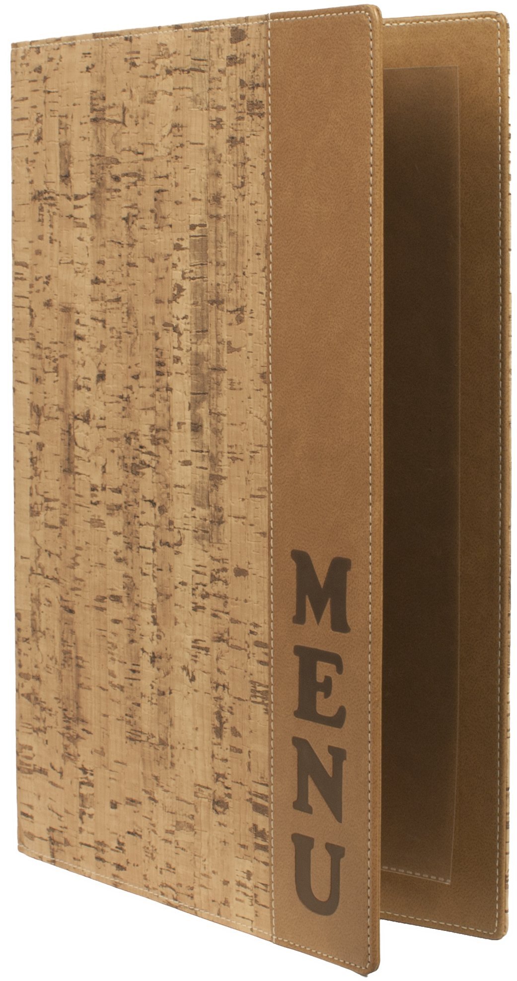 securit-woody-speisekarten-mappe-a4-modern-kork-beige image 2