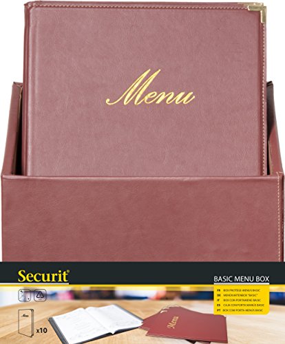 securit-classic-menukarte-a4-braun-20-st-ck-lederoptik image 7