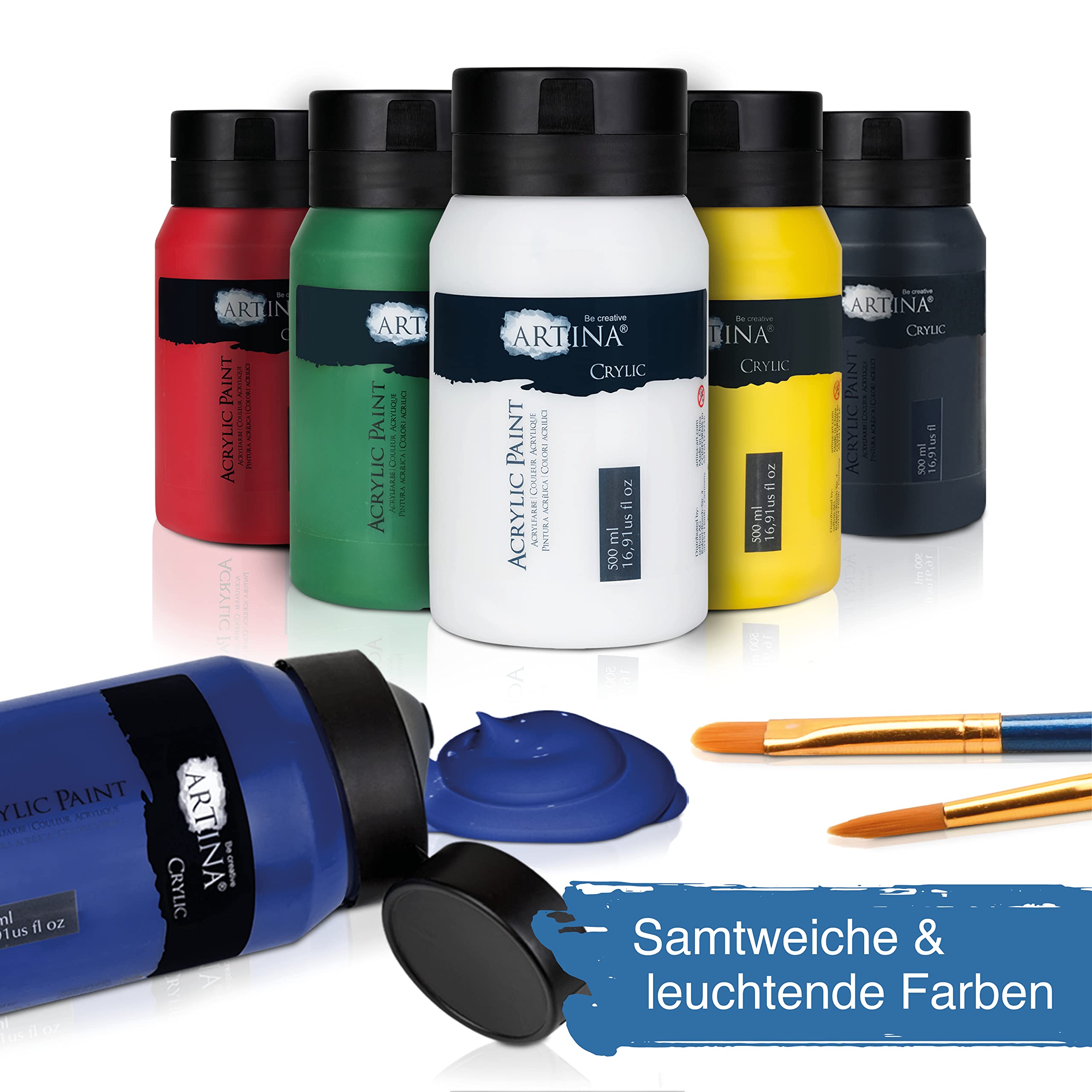 artina-crylic-acrylfarben-500-ml-10er-pack-wasserfest image 6