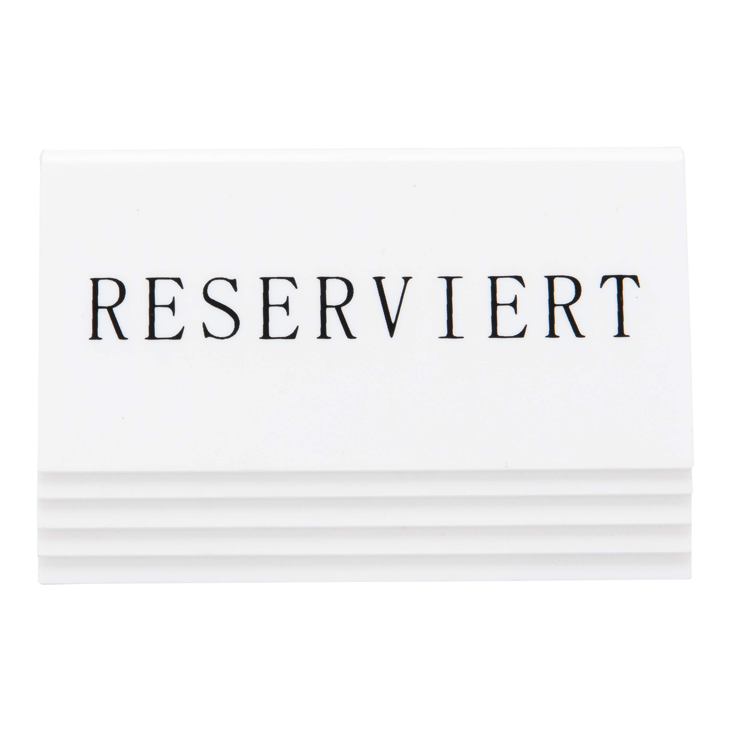 securit-crystal-reserviert-tischaufsteller-deutsch-5er-set-wei image 1