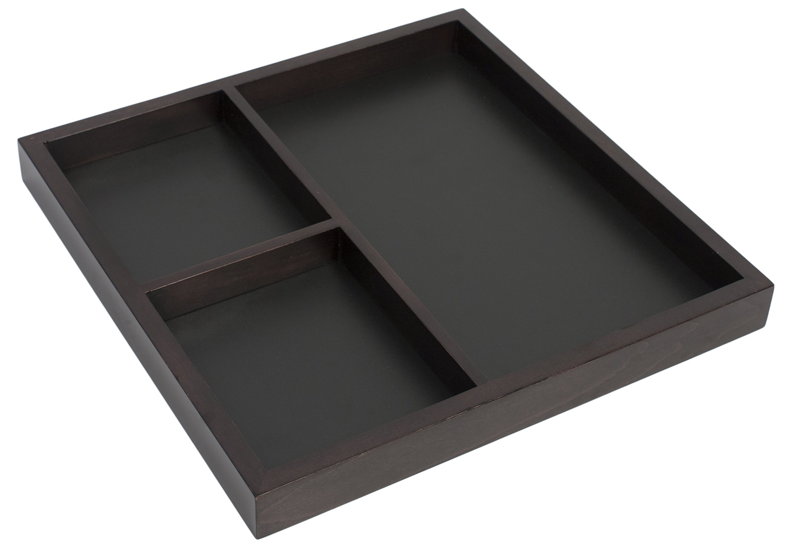 securit-universal-kreidetafel-tablett-40x40-cm-dunkelbraun-holz image 1