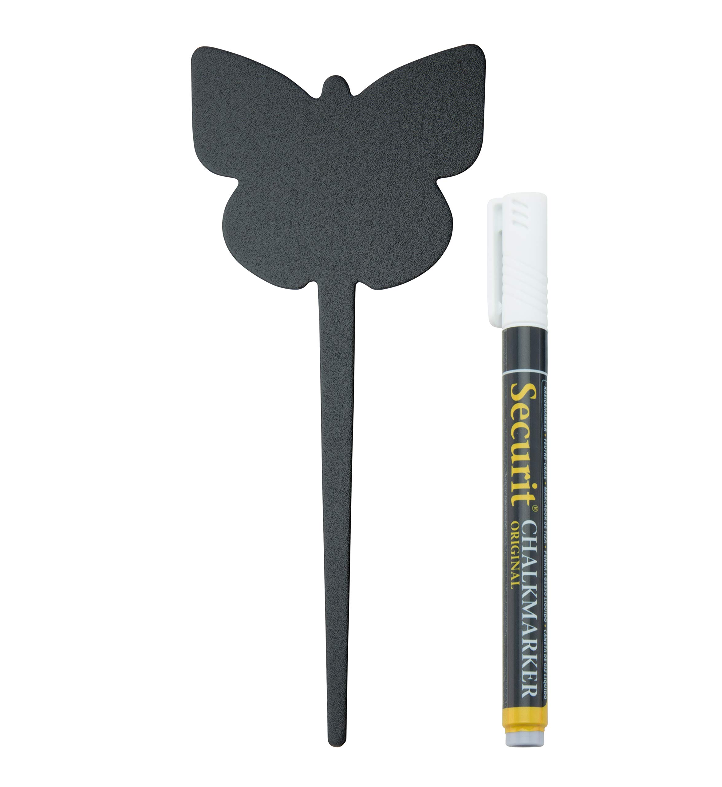 securit-silhouette-gartenstecker-schmetterling-5er-set-schwarz image 2
