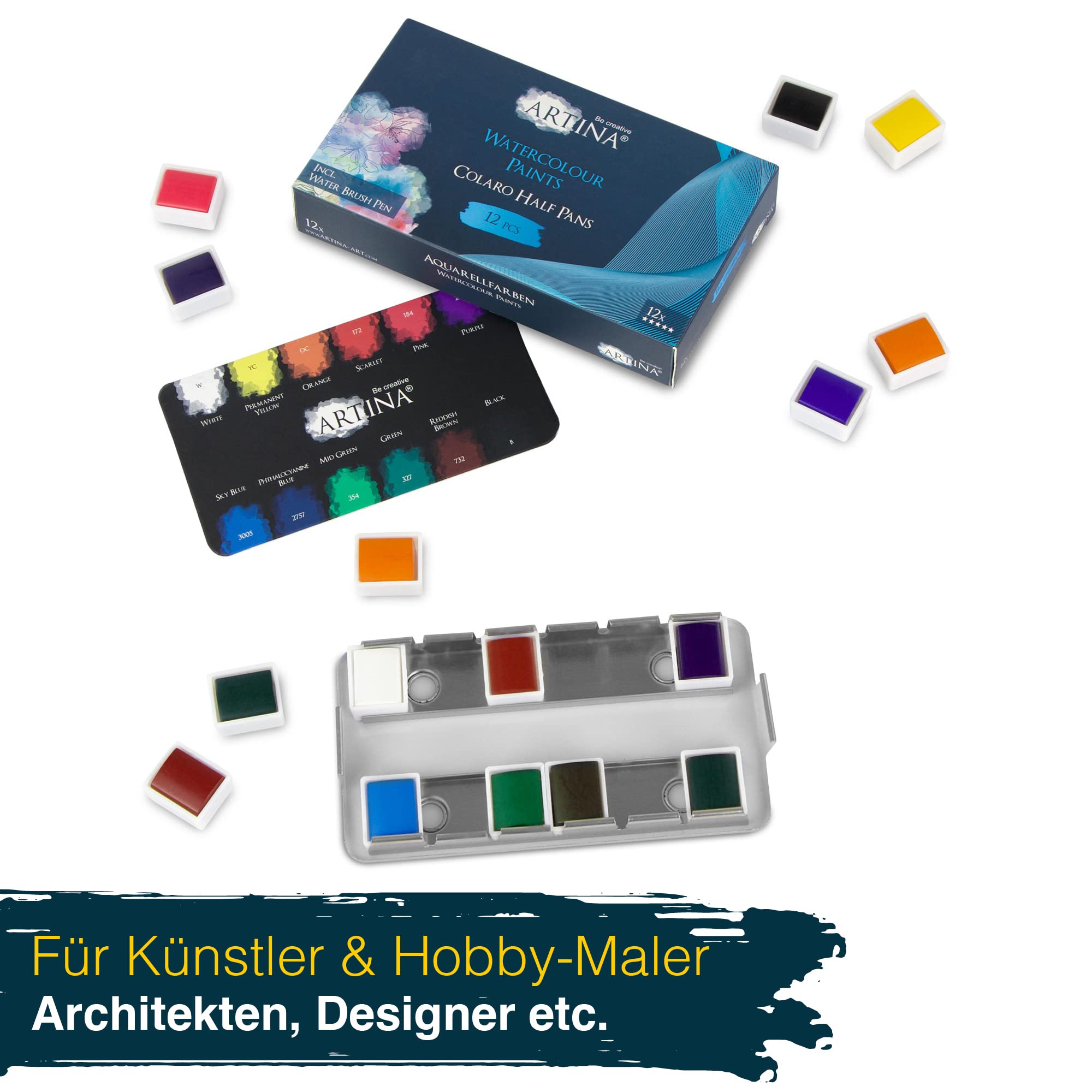artina-colaro-aquarellfarben-set-12er-mit-pinsel image 7