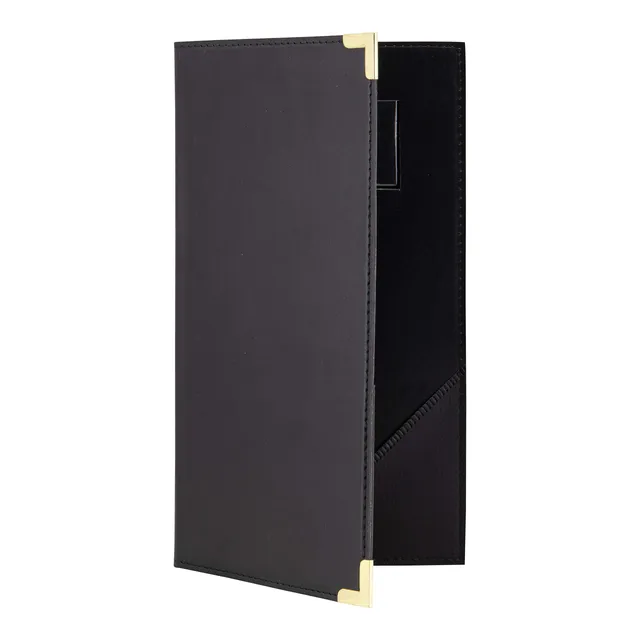 securit-classic-rechnungsmappe-23x13cm-schwarz-lederoptik image 1