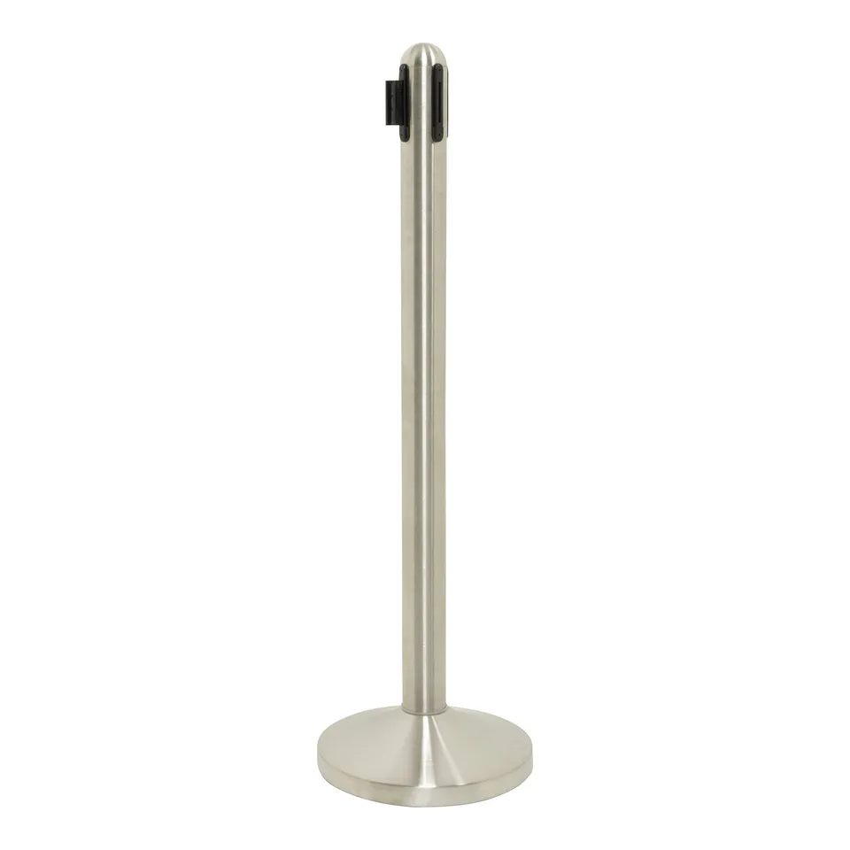 securit-retractable-absperrsystem-set-chrom-schwarz image 1