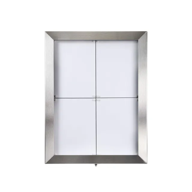 securit-nova-mcs-4a4-lss-led-schaukasten-4x-a4-edelstahl image 1