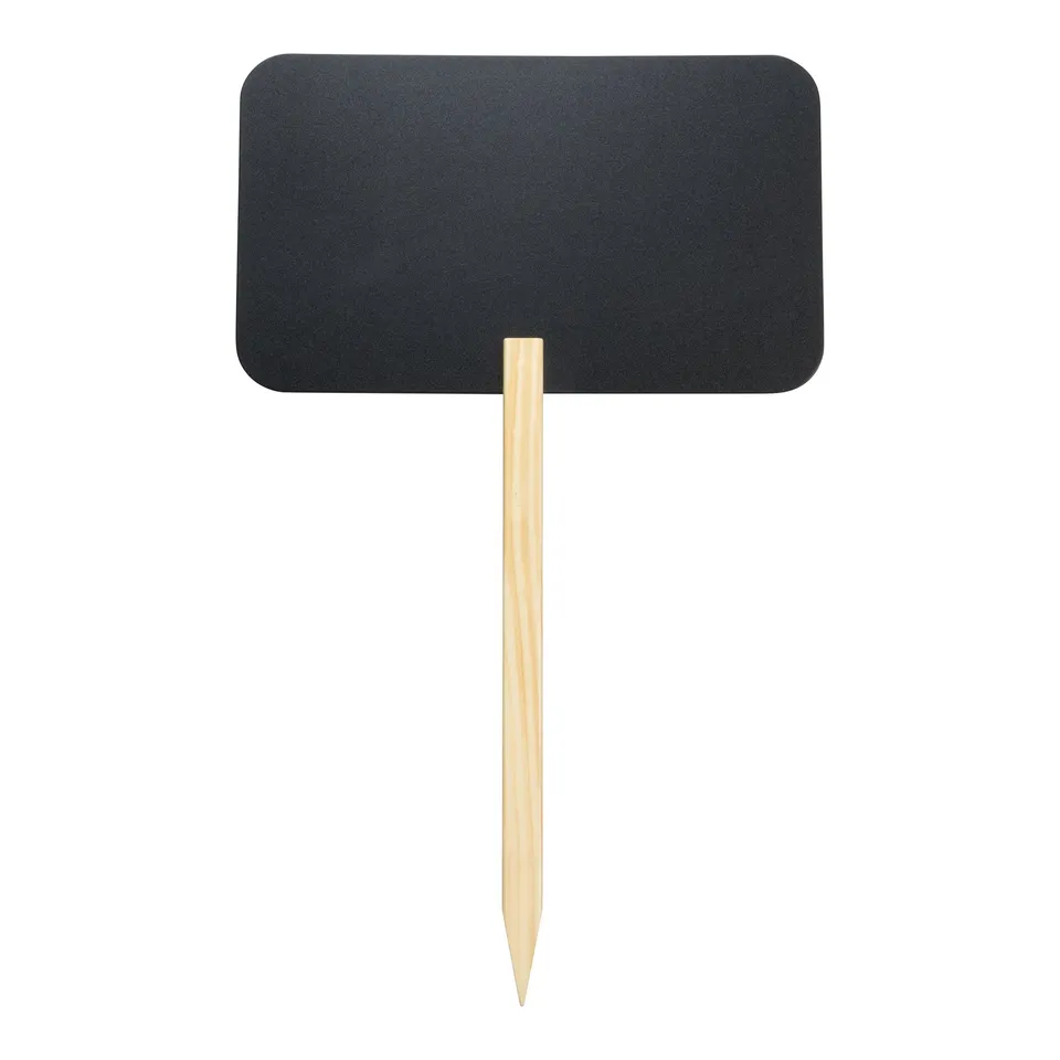 securit-silhouette-rechteck-kreidetafel-holz-rechteckig-mit-st-nder image 1