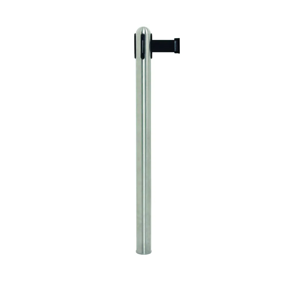 securit-retractable-gurtpfosten-schwarz-nylonband-100cm image 1
