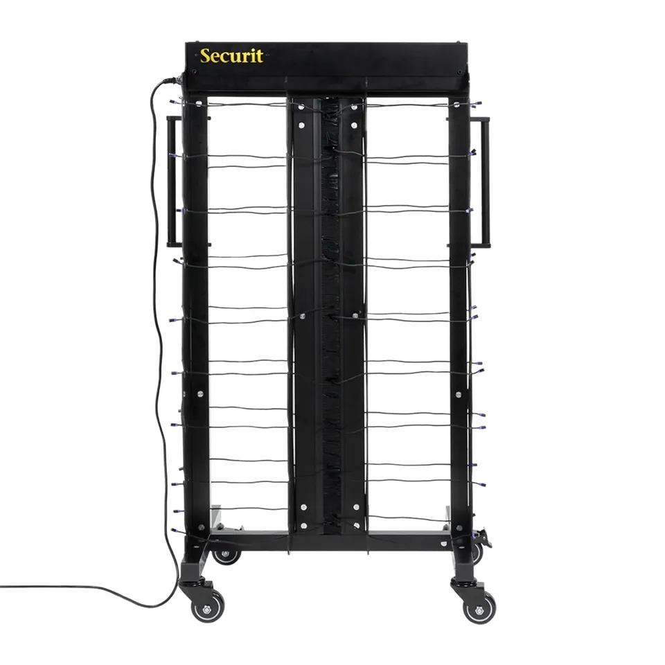 securit-nova-ladestation-36-led-leuchten-schwarz-rollen image 1