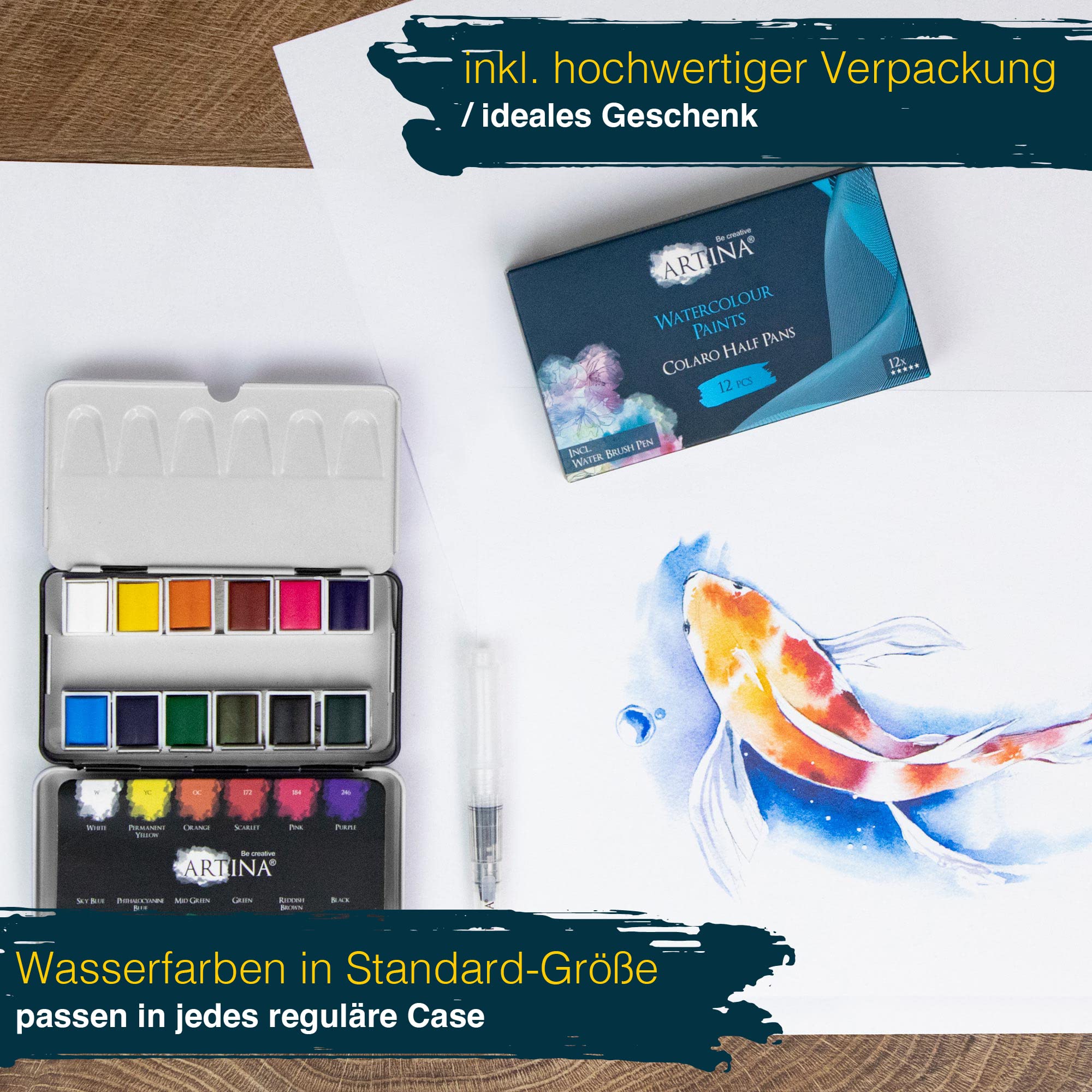 artina-colaro-aquarellfarben-set-12er-mit-pinsel image 5