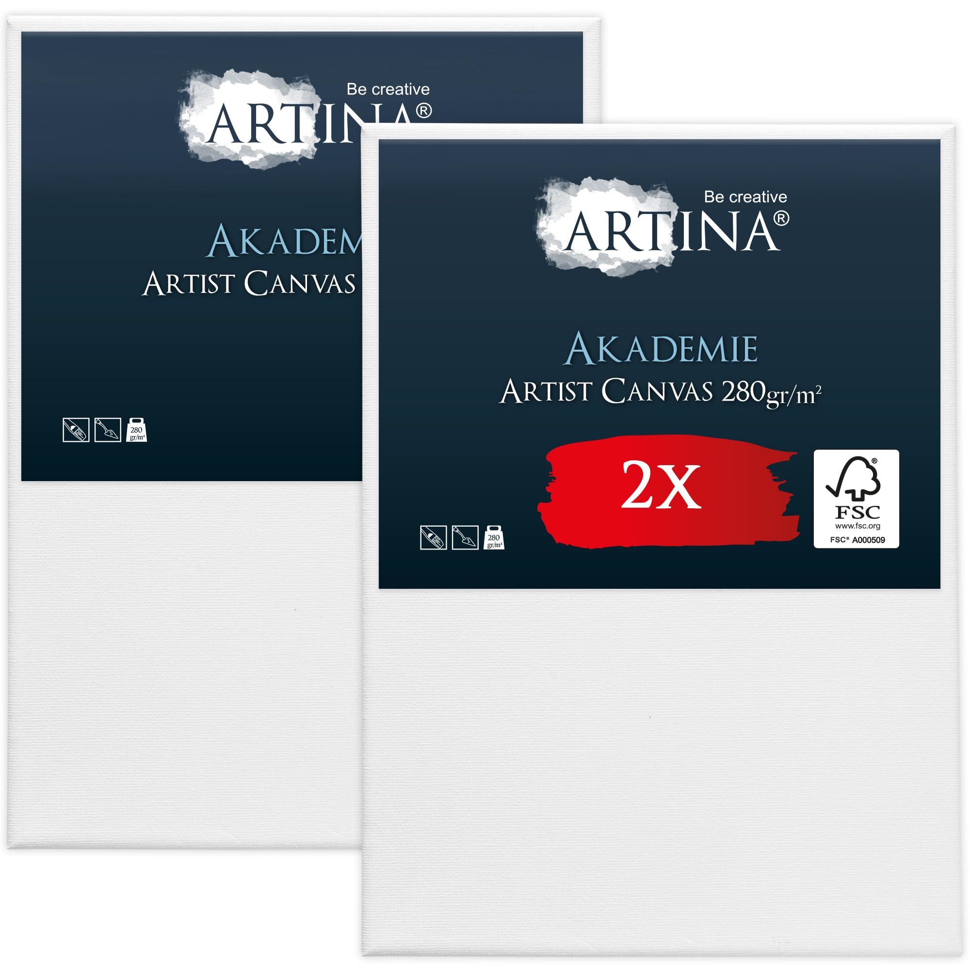 artina-akademie-keilrahmen-leinwand-20x20-cm-2er-baumwolle image 5