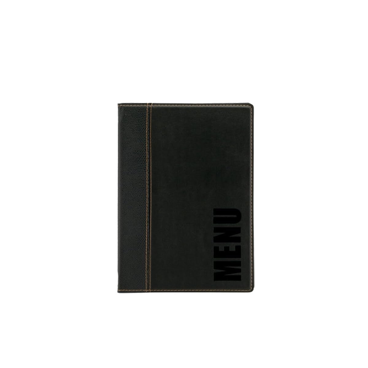 securit-trendy-speisekarte-schwarz-kunstleder-4-seiten image 1