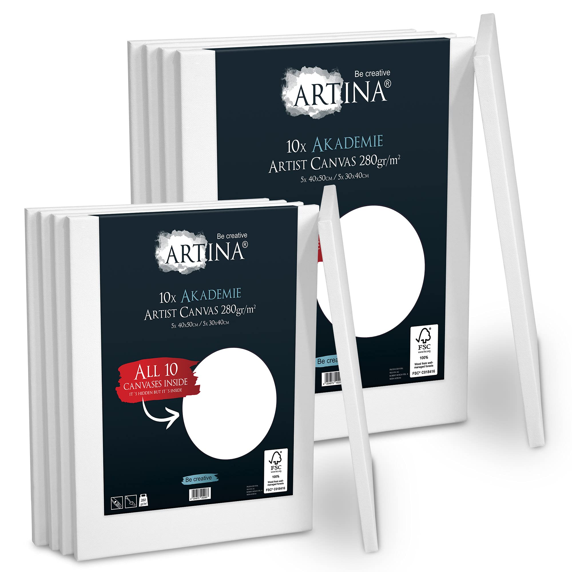 artina-akademie-keilrahmen-10x10-cm-10er-set-baumwolle image 2