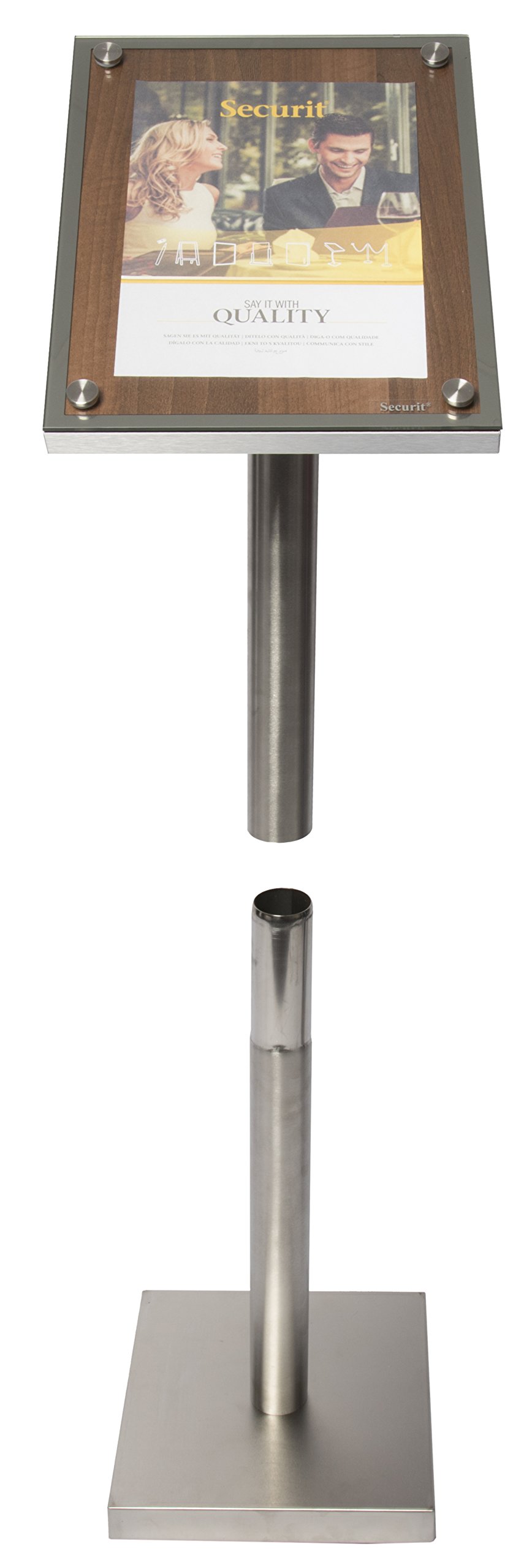 securit-universal-schaukasten-glass-star-a4-walnuss image 4