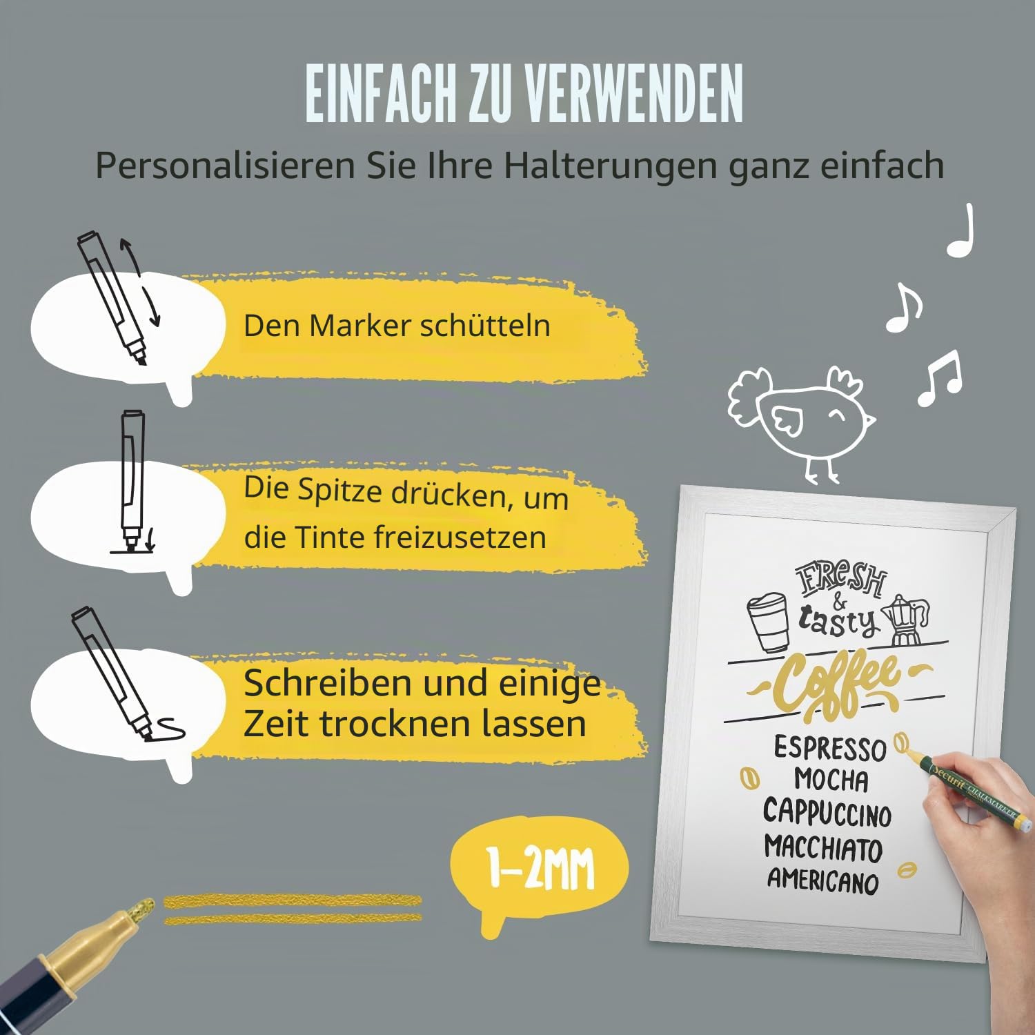 securit-original-kreidemarker-1-2-mm-metallic-7er-set-mehrfarbig image 3