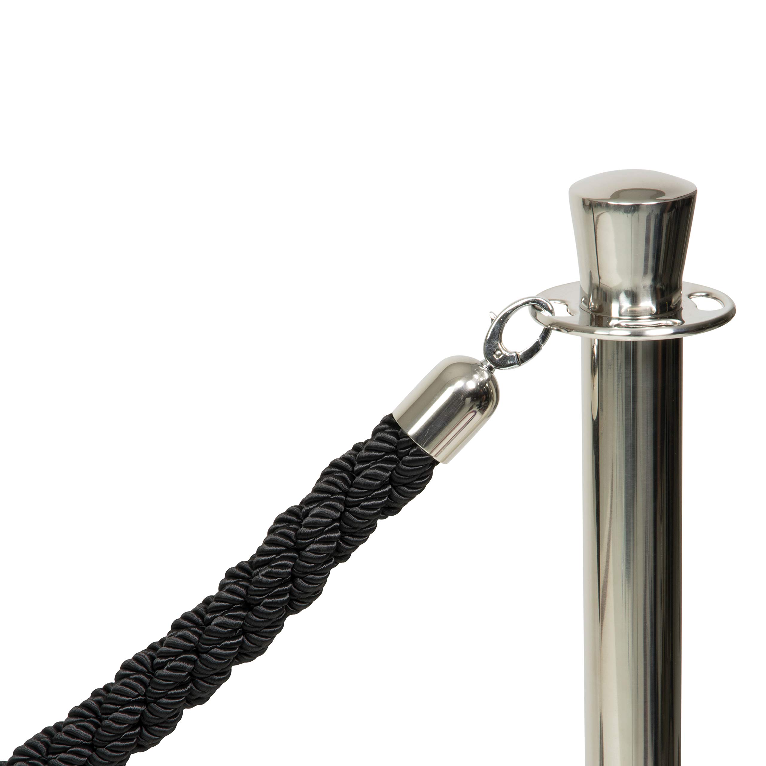 securit-classic-kordelst-nder-pfosten-chrom-flach-100cm image 2