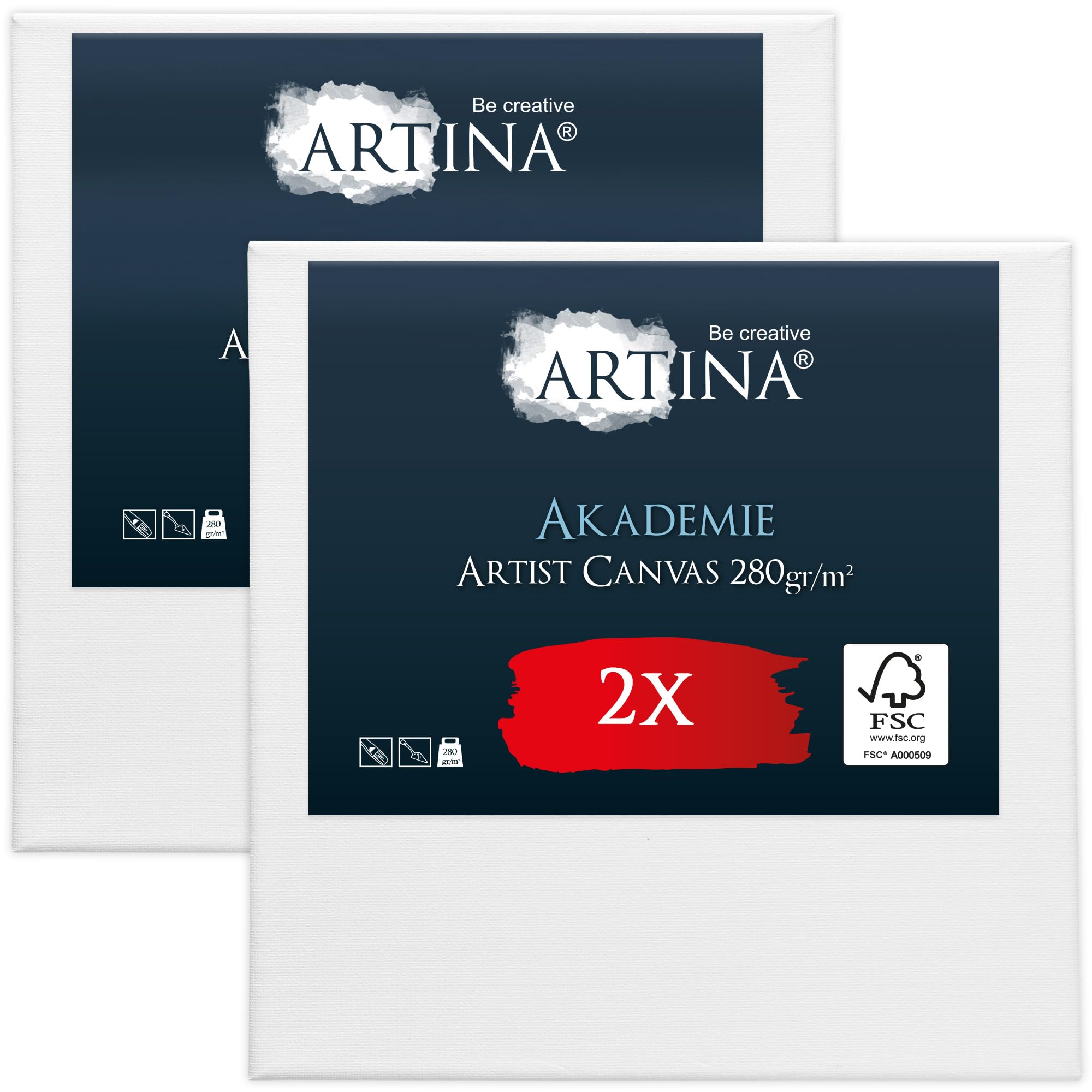 artina-akademie-keilrahmen-leinwand-20x20-cm-2er-baumwolle image 7