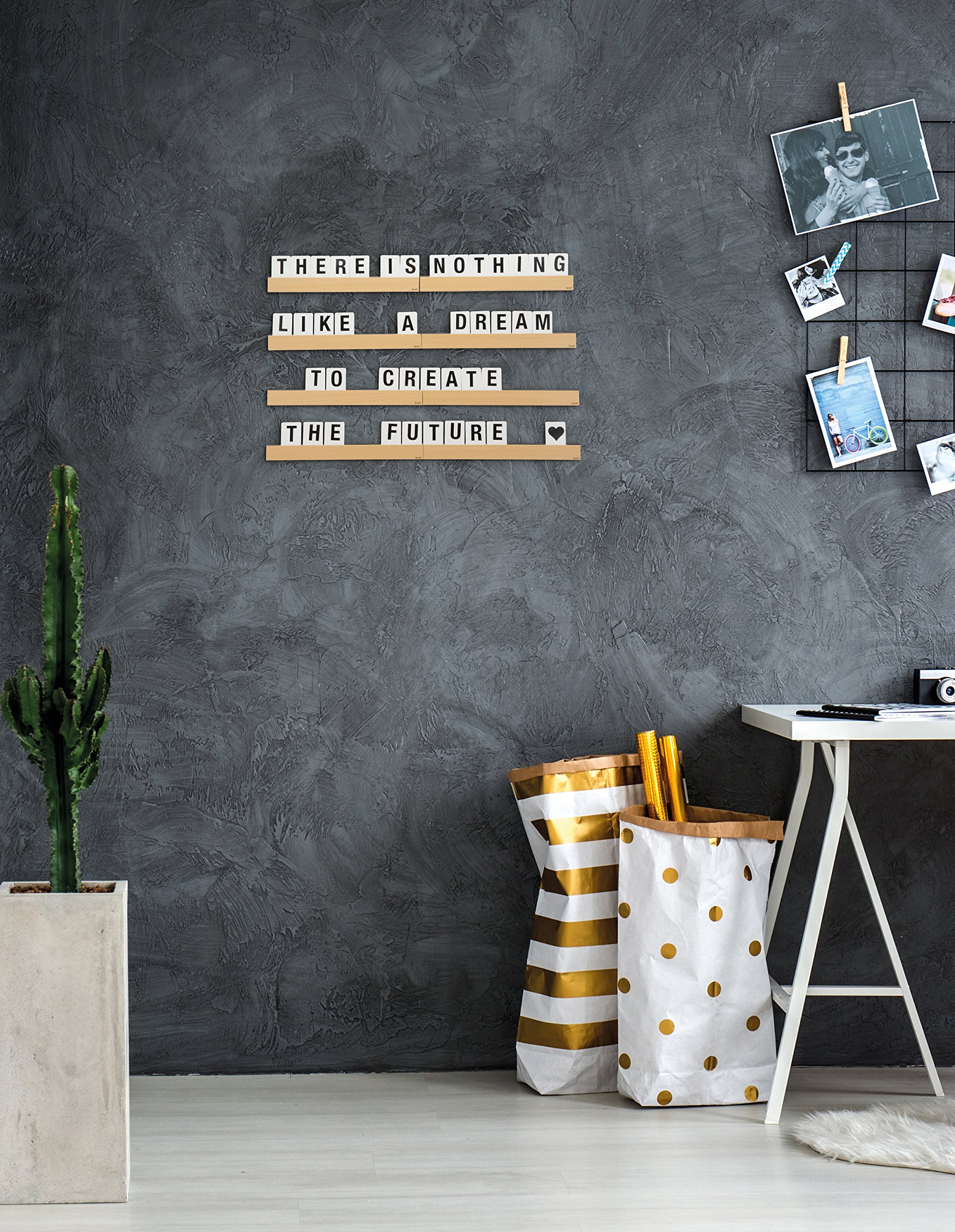 securit-magnetic-buchstabenleiste-regal-grau-1-m-teak image 6