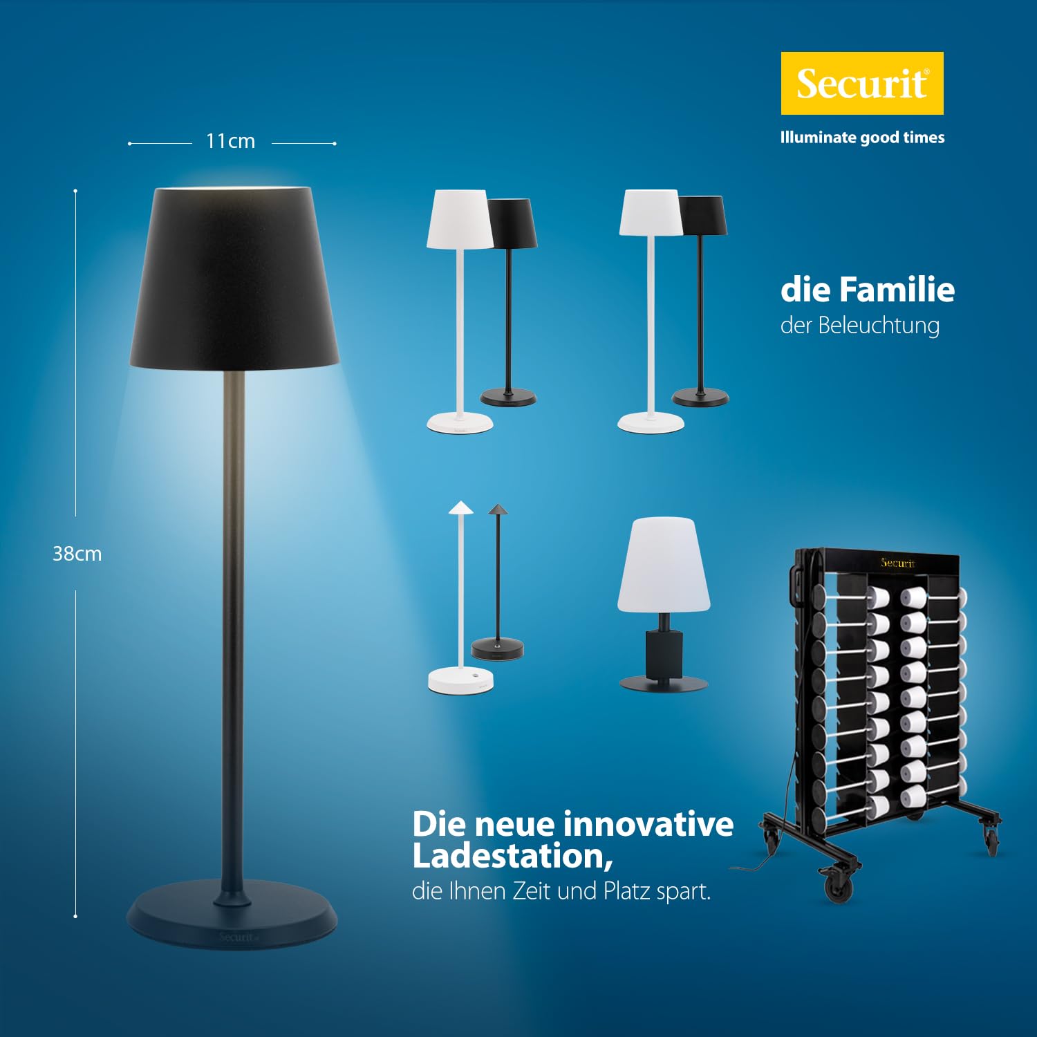 securit-nova-feline-led-tischleuchte-schwarz-dimmbar-akku image 6