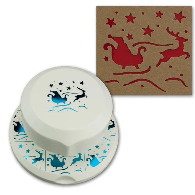 artoz-stanzer-schlitten-motivstanzer-weihnachten-50-mm image 1
