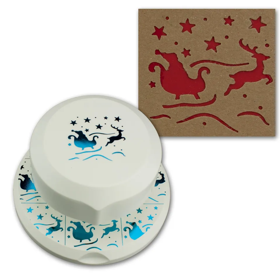 artoz-stanzer-schlitten-motivstanzer-weihnachten-50-mm image 1