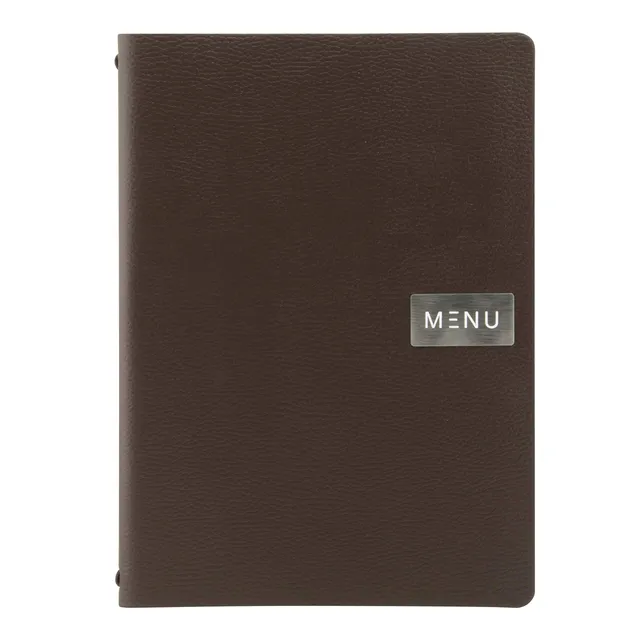 securit-trendy-speisekarte-leather-line-braun-koleder image 1