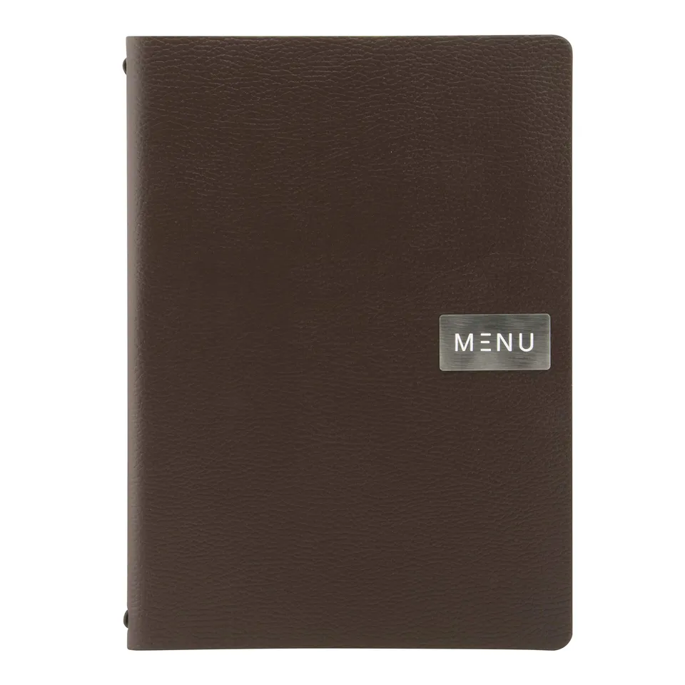 securit-trendy-speisekarte-leather-line-braun-koleder image 1