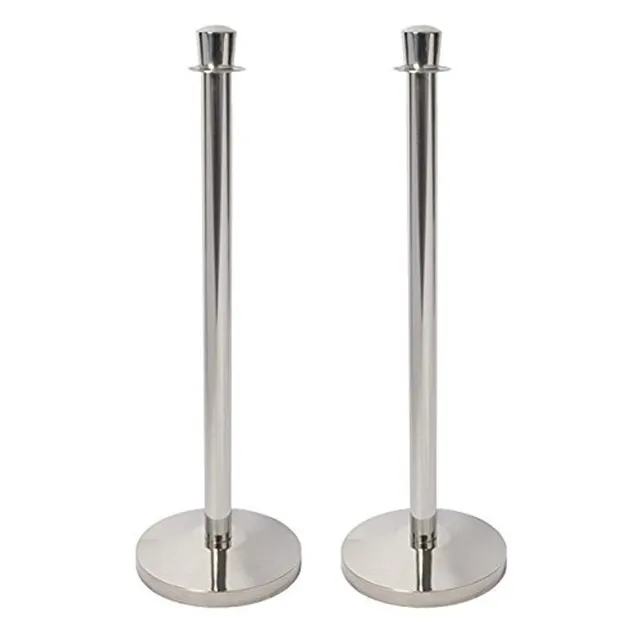 securit-classic-absperrpfosten-edelstahl-93-cm-mit-2-m-band image 1