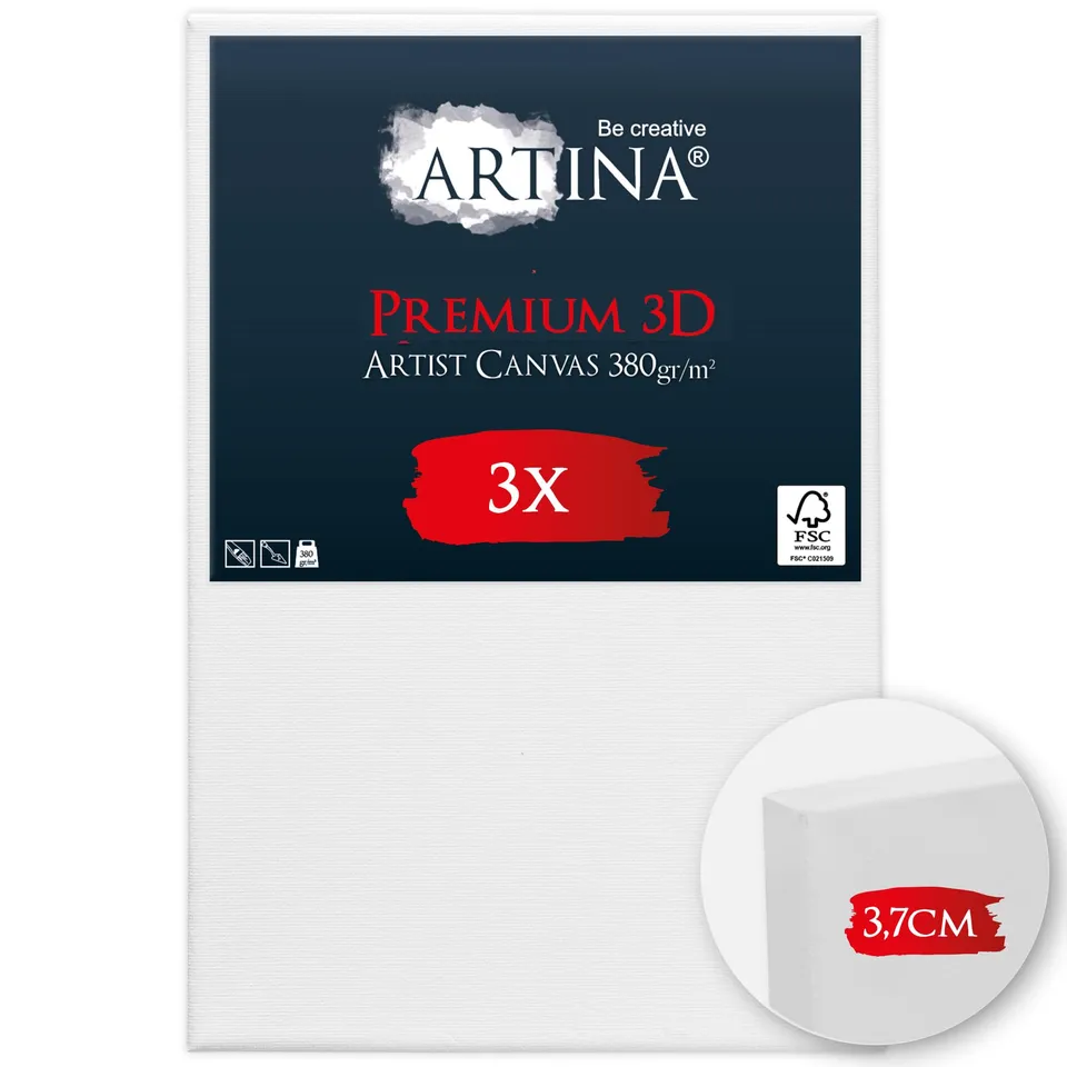 artina-3d-premium-leinwand-3er-set-50x150-cm-baumwolle image 1