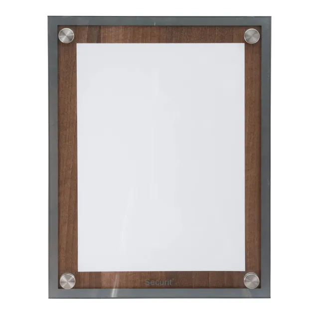 securit-universal-schaukasten-glass-star-a4-walnuss image 1