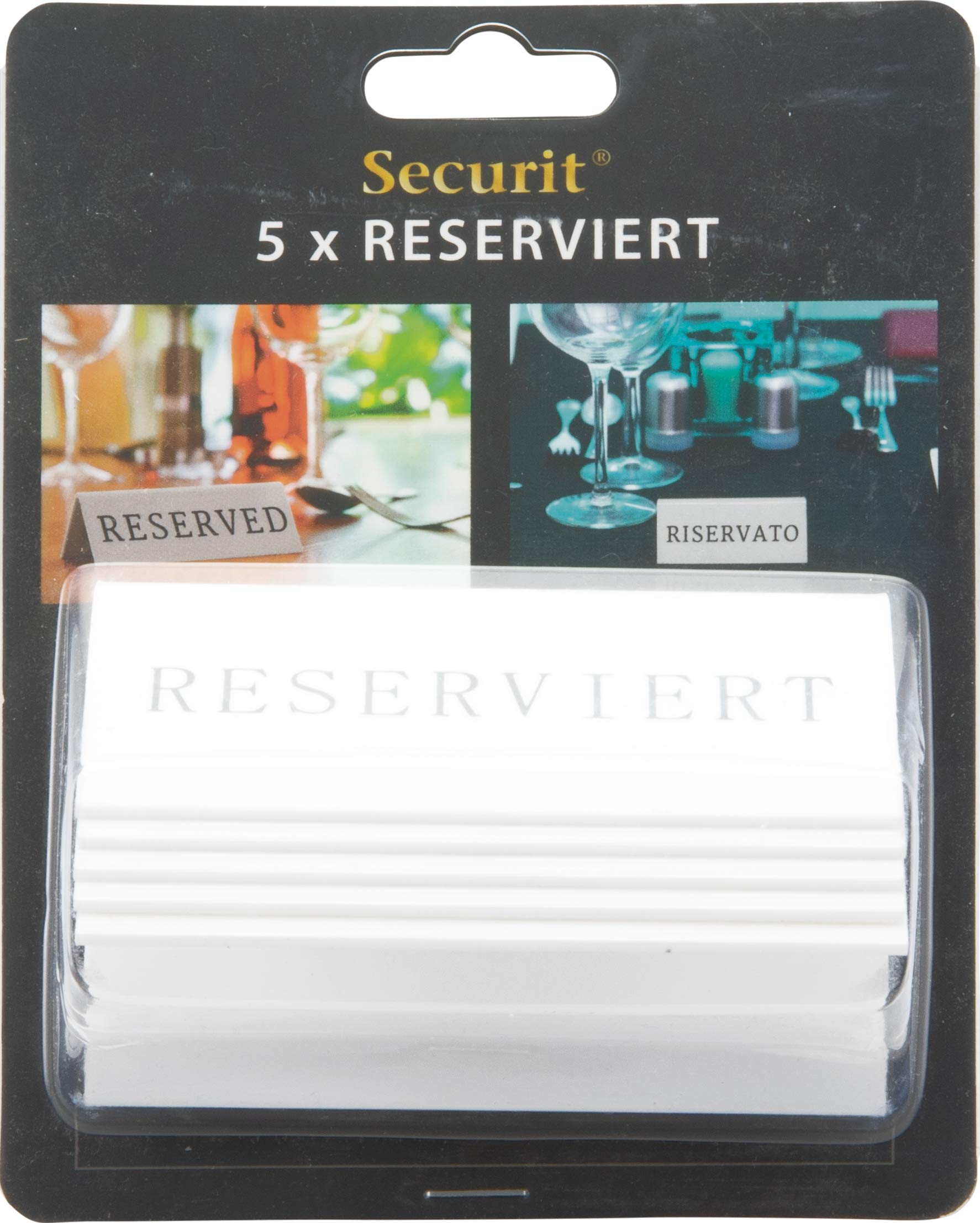 securit-crystal-reserviert-tischaufsteller-deutsch-5er-set-wei image 3