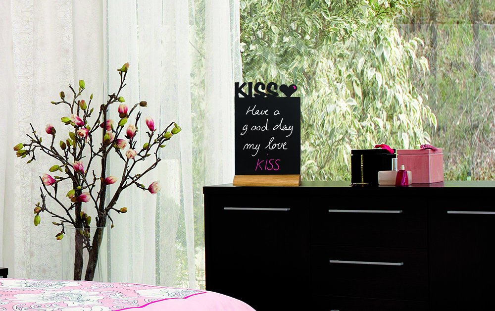 securit-elegant-kreidetafel-kiss-34-5x21-cm-mit-fu image 2