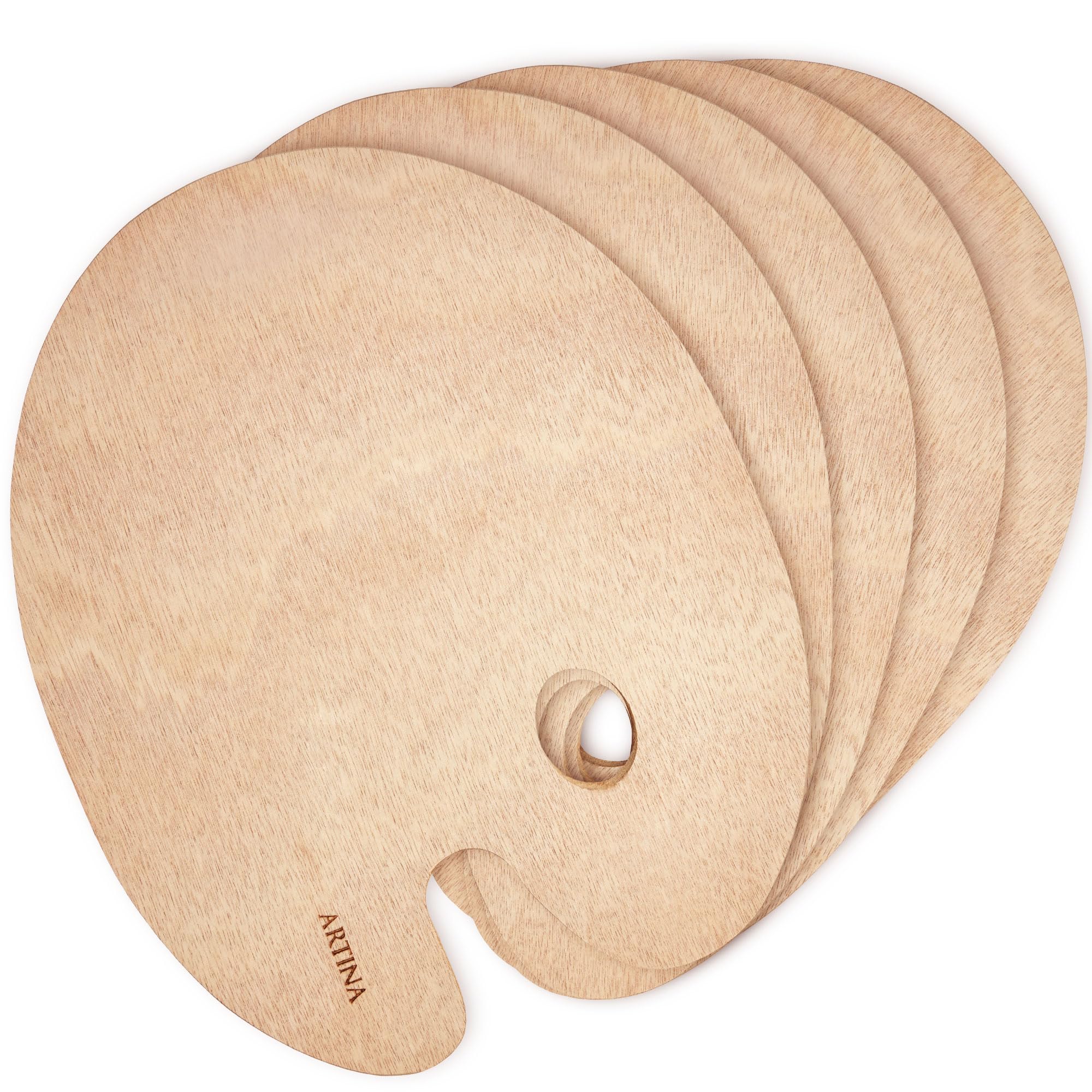 artina-akademie-holz-malpalette-rund-braun-25x30-cm image 3