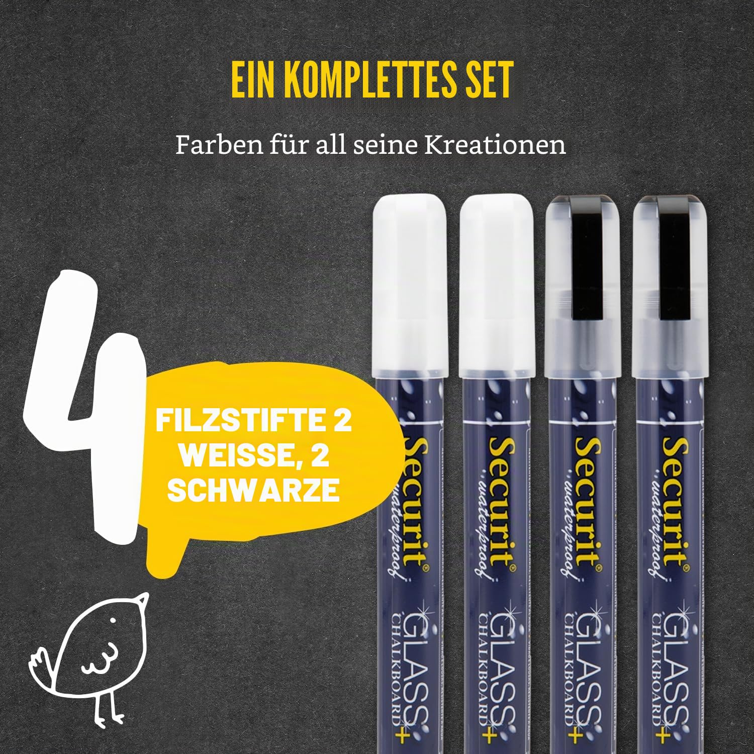 securit-waterproof-kreidemarker-medium-schwarz-4er image 4