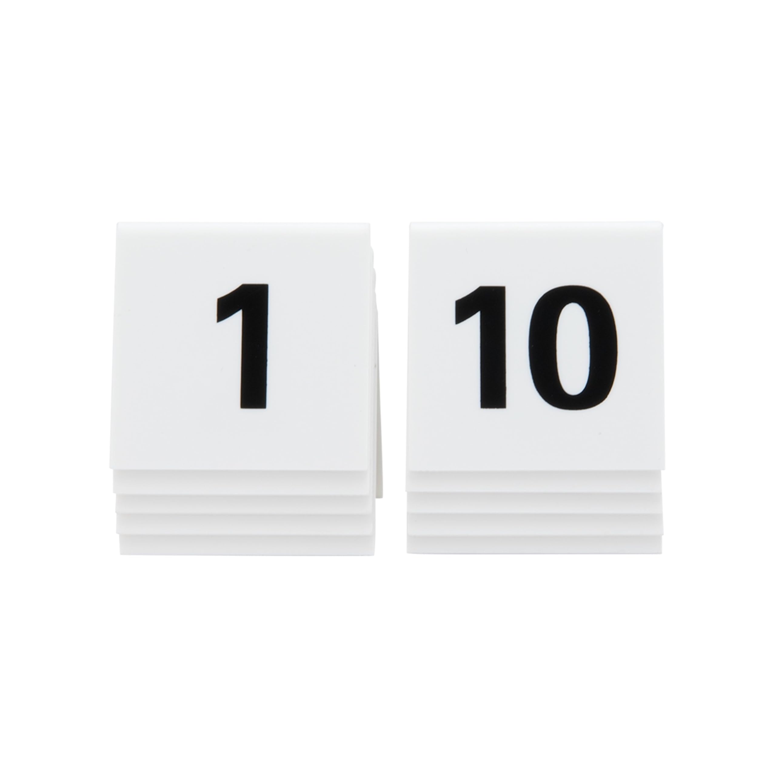 securit-crystal-tischnummern-1-10-acryl-wei-stapelbar image 1