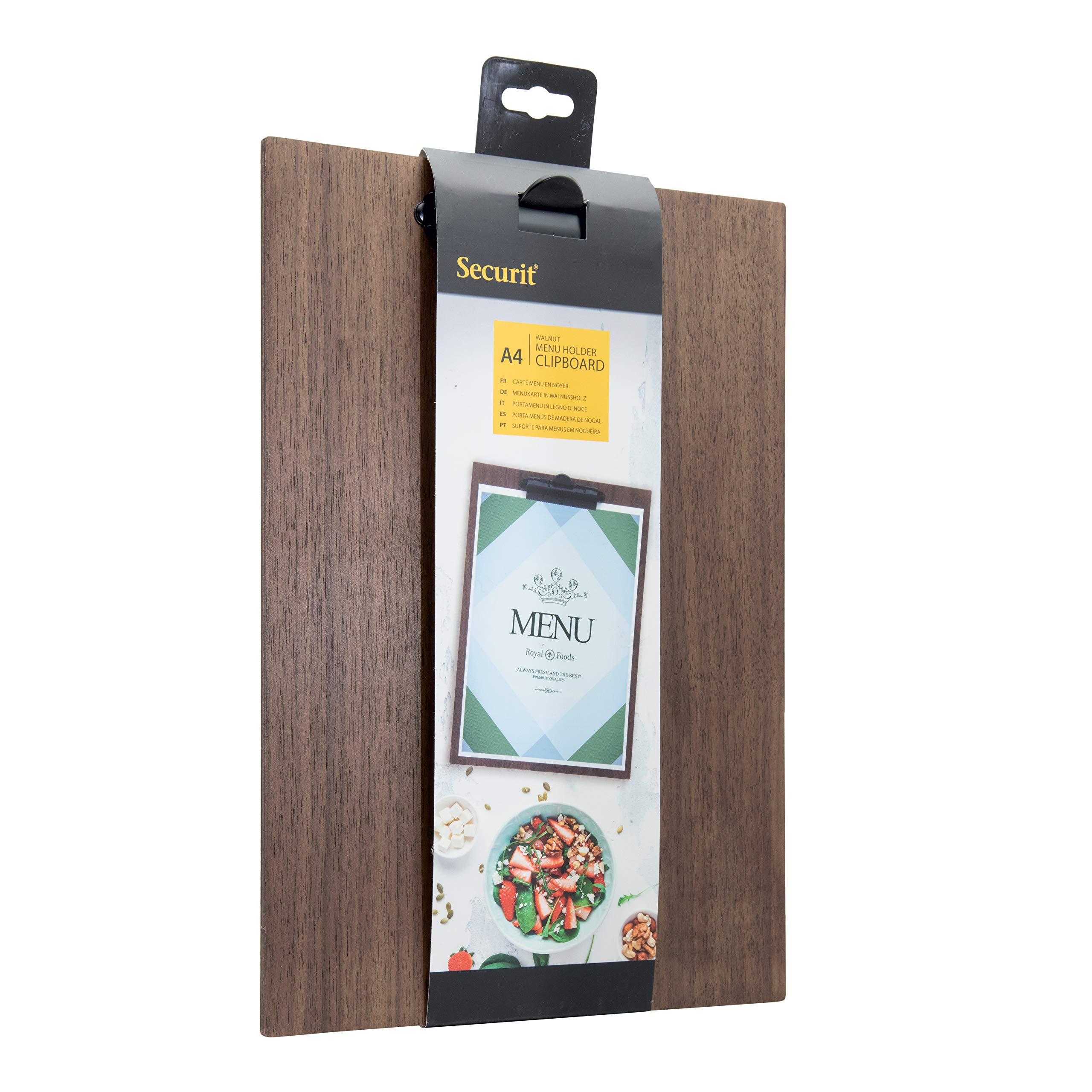 securit-woody-walnut-speisekarte-a4-klemmbrett-holz image 7