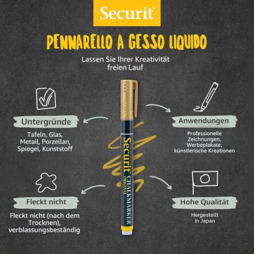 securit-original-kreidemarker-1-2-mm-metallic-7er-set-mehrfarbig image 8