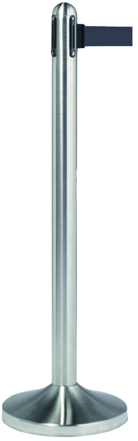 securit-retractable-absperrsystem-set-chrom-schwarz image 2