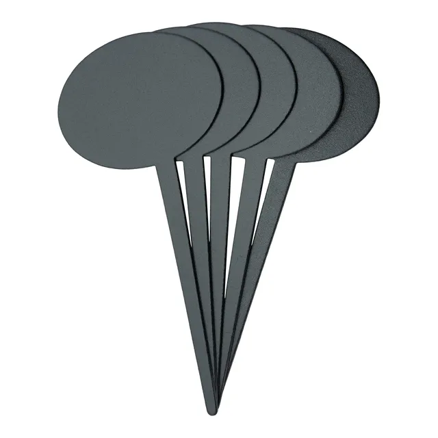 securit-silhouette-tag-bubble-5-einstecker-rund-schwarz image 1