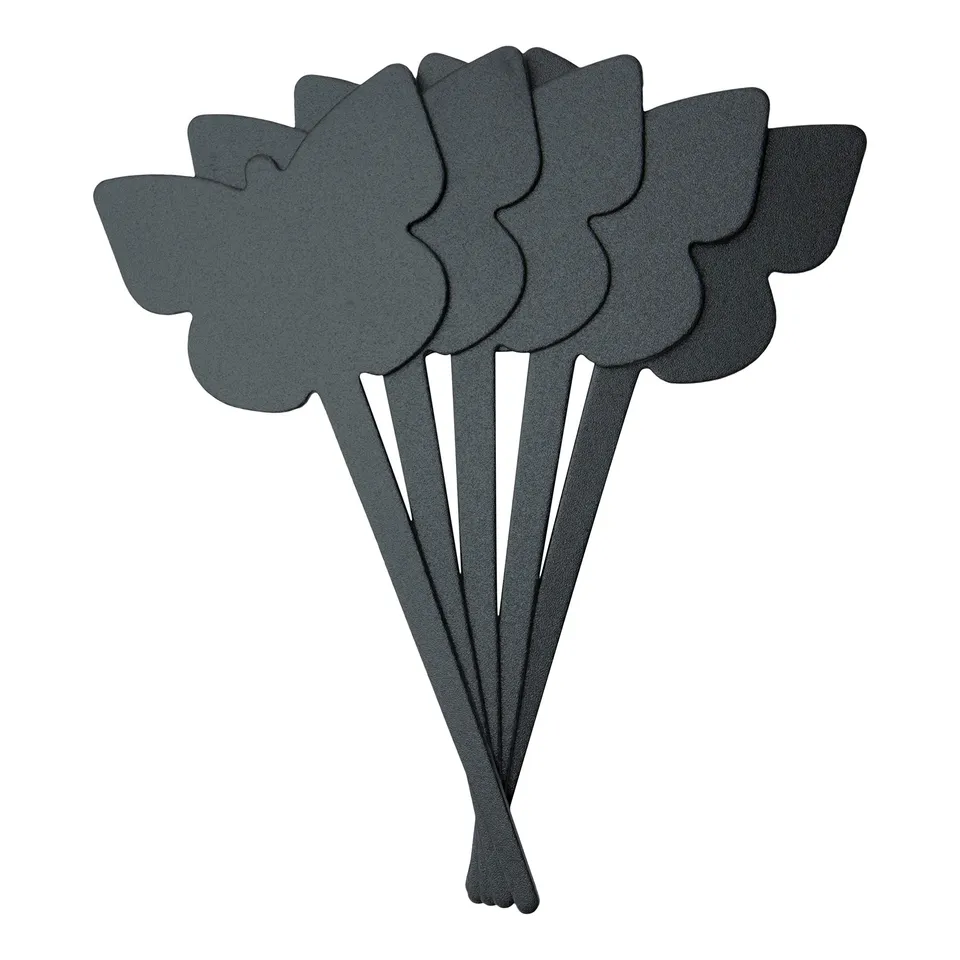 securit-silhouette-gartenstecker-schmetterling-5er-set-schwarz image 1