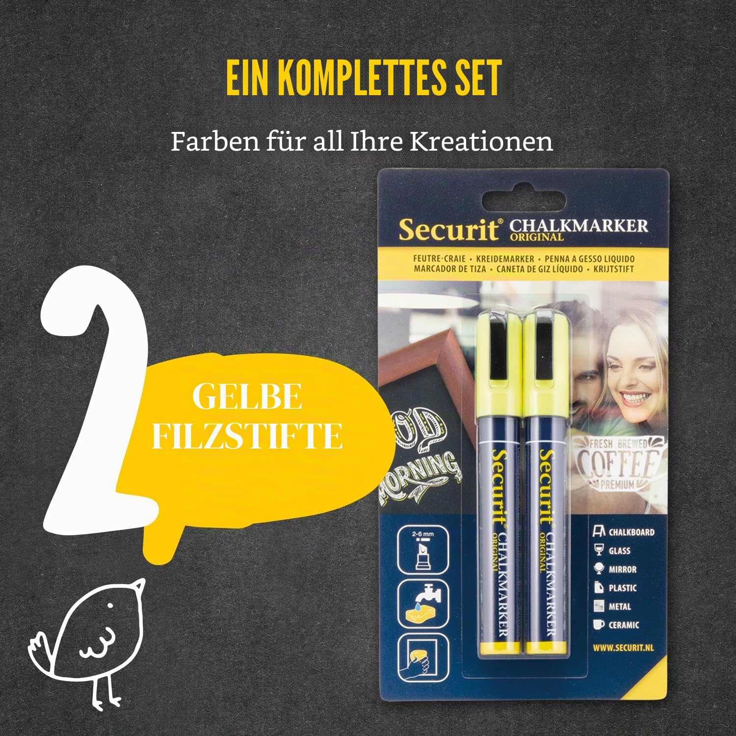 securit-original-fl-ssigkreide-marker-gelb-2-6mm-2er image 4