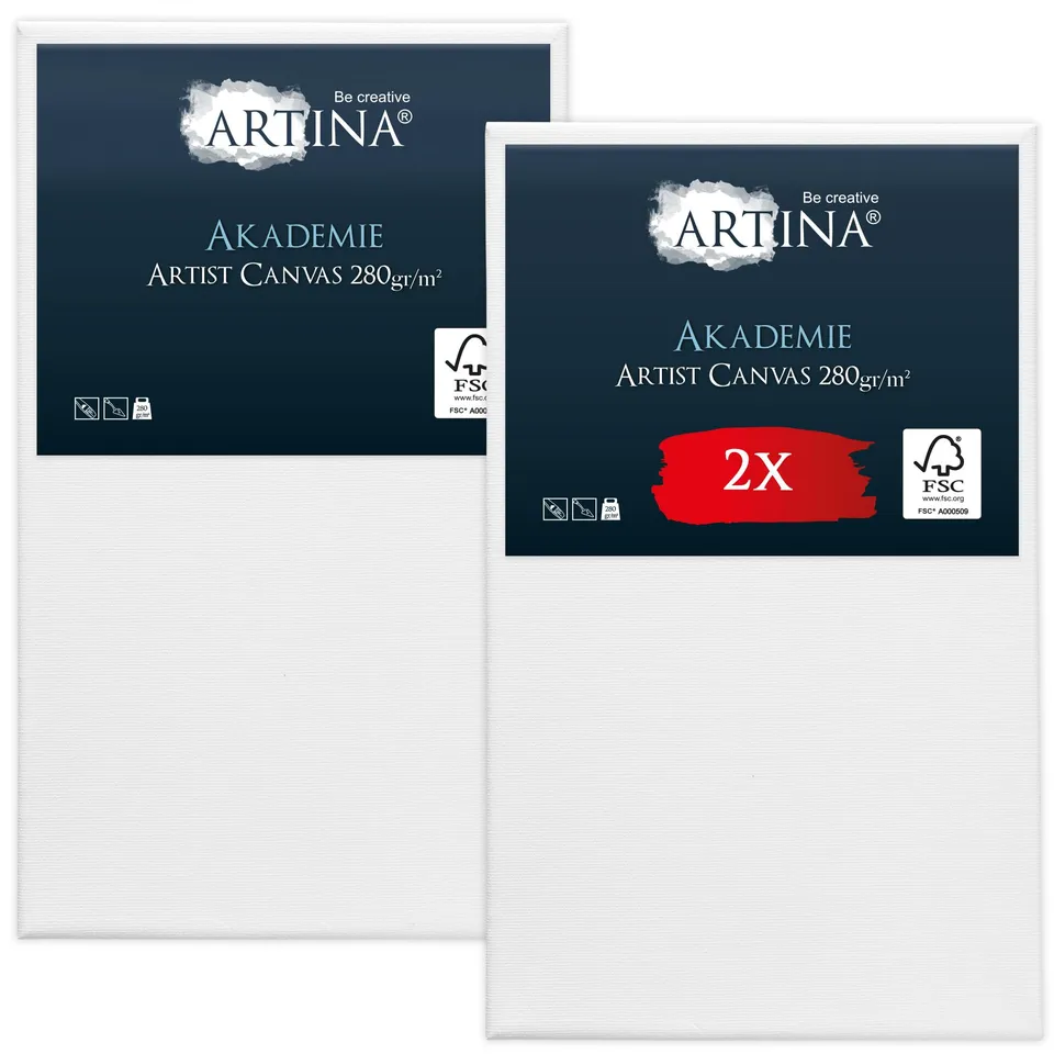 artina-akademie-keilrahmen-leinwand-20x20-cm-2er-baumwolle image 1
