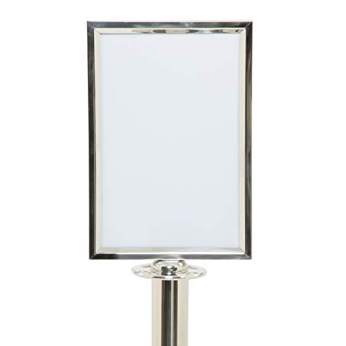 securit-classic-rahmenaufsatz-a4-chrom-f-r-absperrpfosten image 7