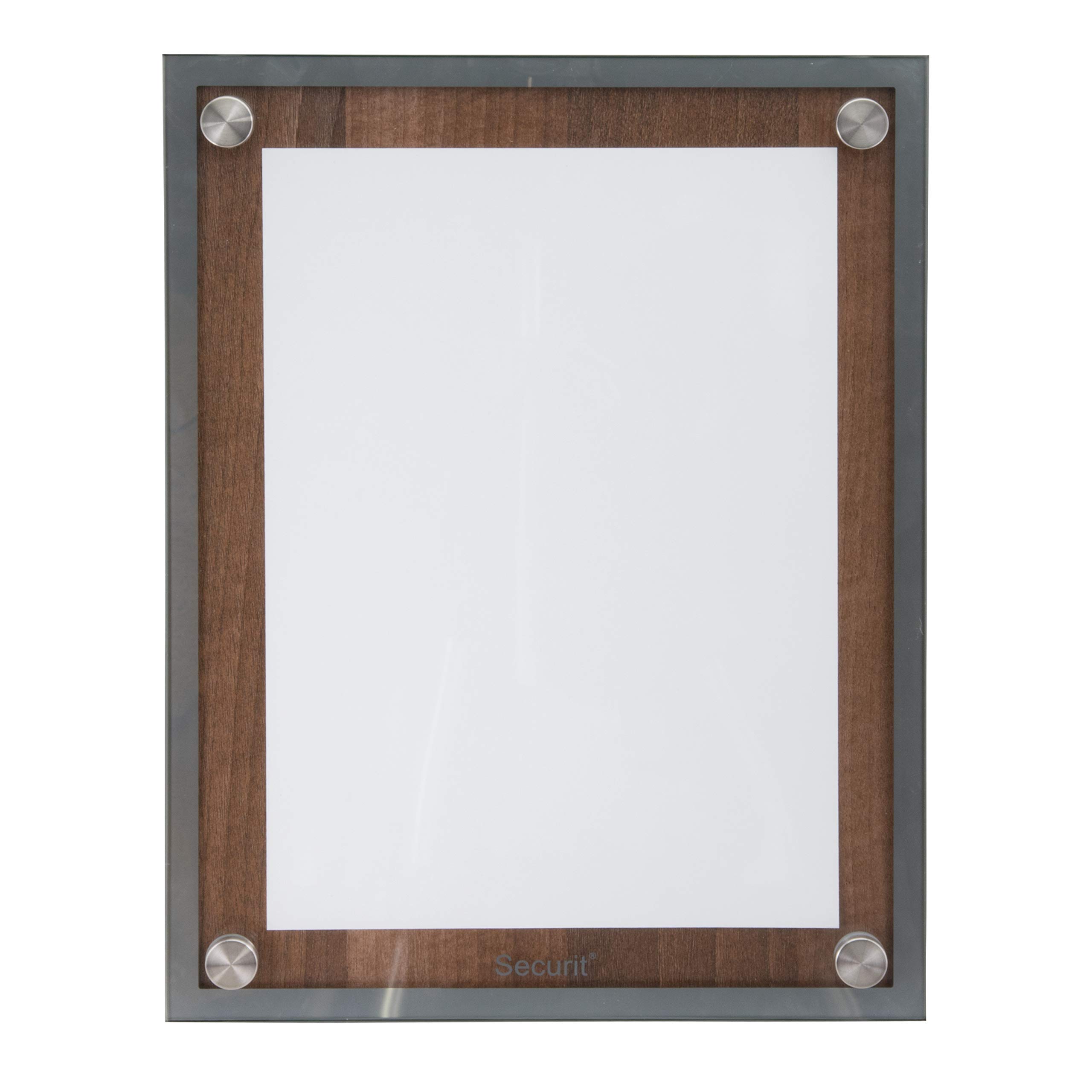 securit-universal-schaukasten-glass-star-a4-walnuss image 1