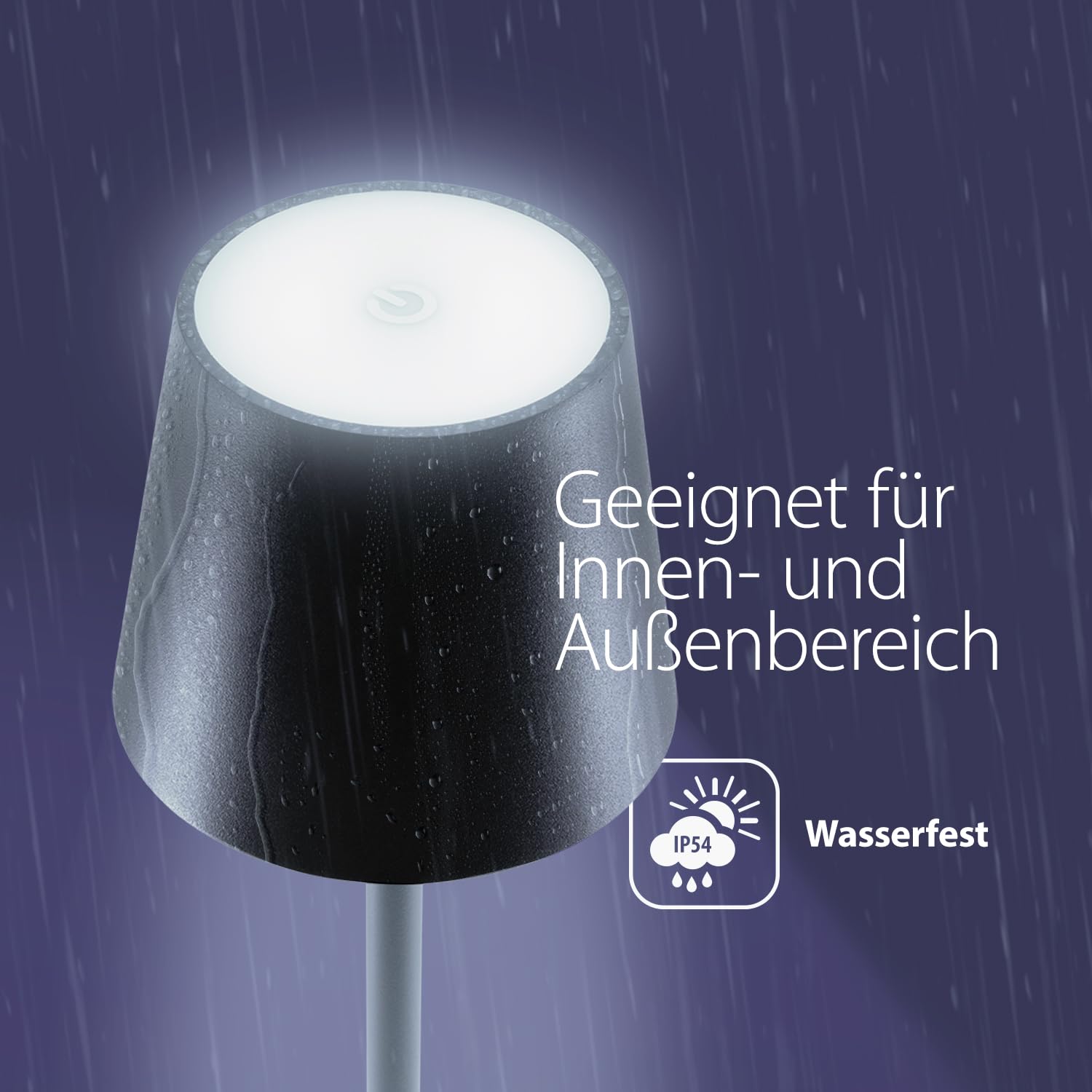 securit-nova-feline-led-tischleuchte-schwarz-dimmbar-akku image 4