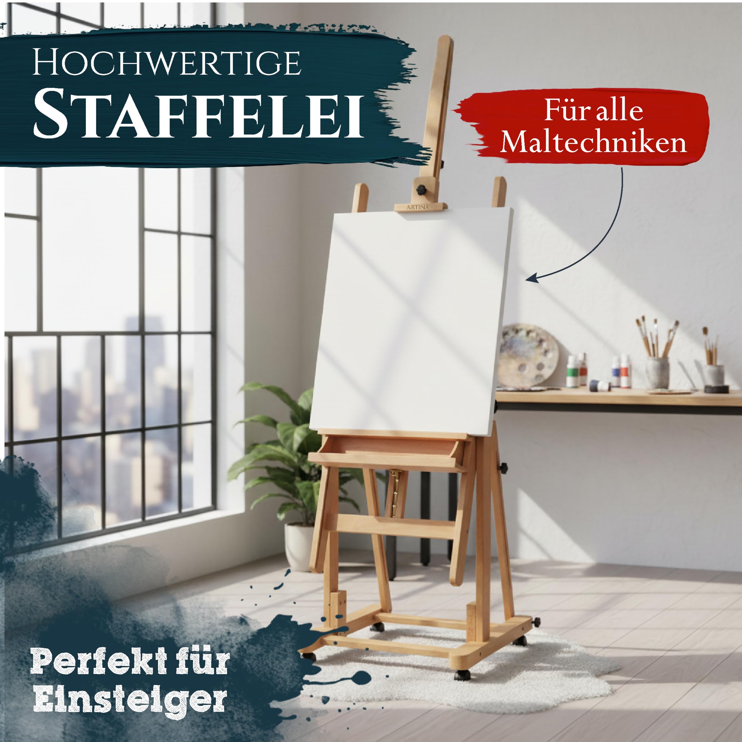 artina-akademie-verona-atelierstaffelei-holz-rollbar image 2