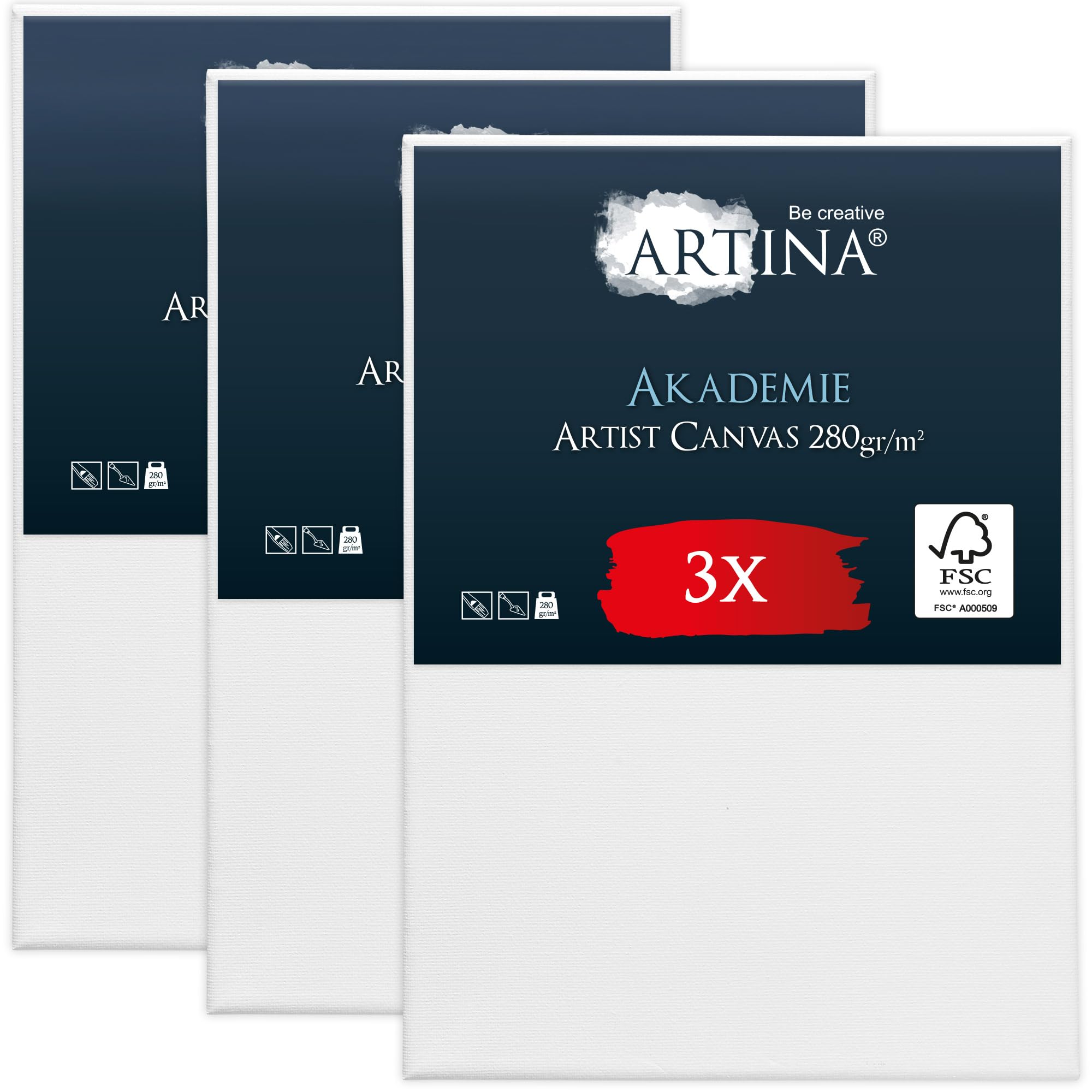 artina-akademie-keilrahmen-leinwand-20x20-cm-3er-baumwolle image 5