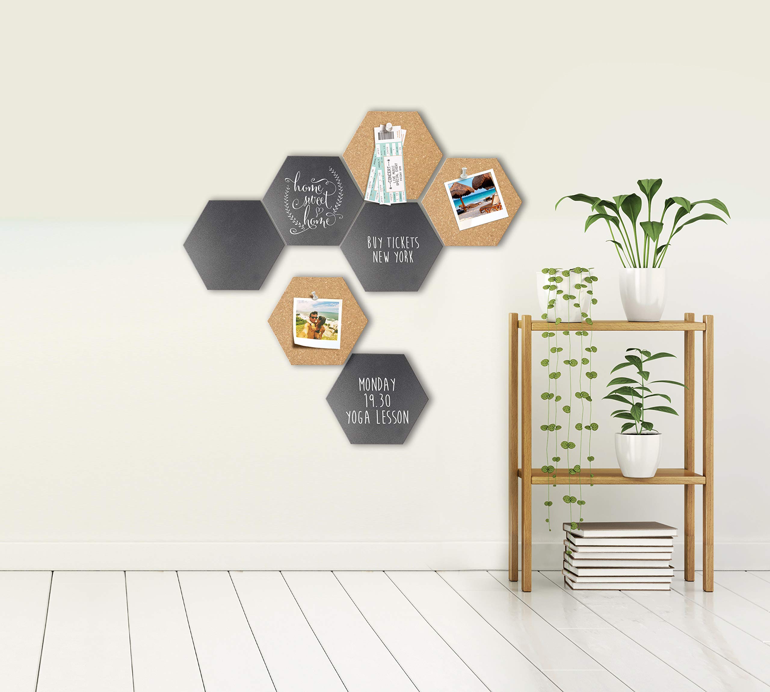 securit-fb-cb-hex-kreide-korktafel-hexagon image 5