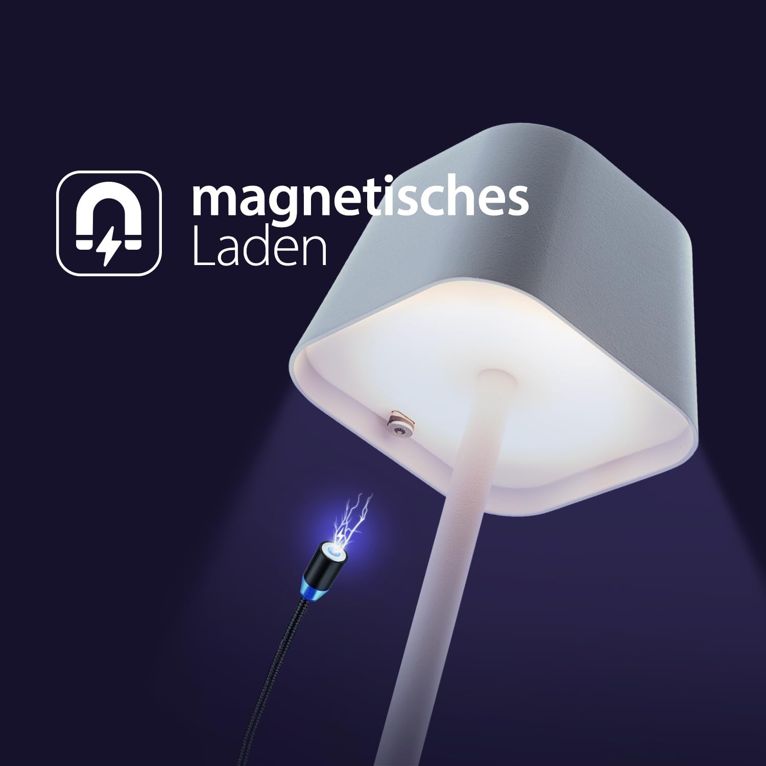 securit-nova-georgina-led-tischleuchte-wei-dimmbar-akku image 3